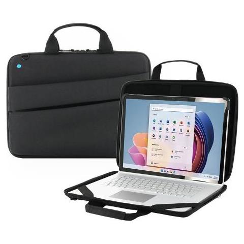 Theone Borsa Per Notebook 35,6 Cm (14"") Valigetta Ventiquattrore Nero - Foto 1