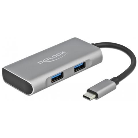 Hub esterno USB 10 Gbps USB Type-C con 3 x USB Tipo-A e 1 x USB Type-C - Foto 1
