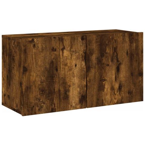 Mobile Tv A Parete Rovere Fumo 80x30x41 Cm - Foto 2