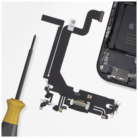 Connettore Ricarica Per Iphone 14 Pro Max, Porta Lightning + Microfono - Foto 2