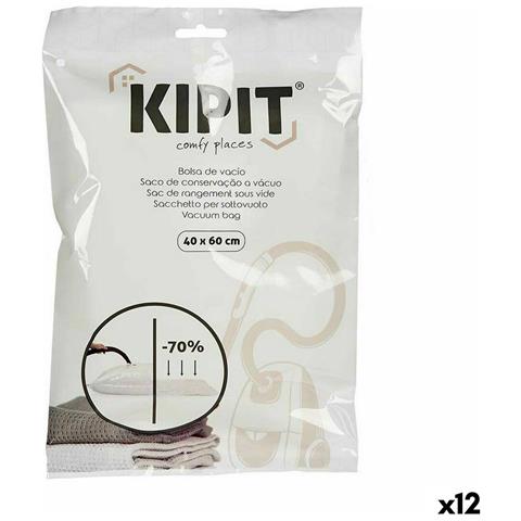 Sacchetti Sottovuoto Trasparente Plastica 40 X 60 Cm (12 Unità) - Foto 1