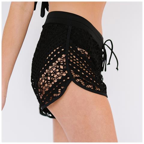 Costume Da Bagno Per Donna Pethuel Pantaloncini Da Mare Yy-0512-10 Nero - Foto 3
