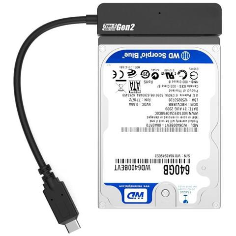 MSUB3305 contenitore di unità di archiviazione Box esterno HDD /SSD Nero - Foto 3