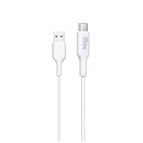 Cavo Ricarica E Sincronizzazione Dati Usb Verso Usb-c 2,4a 2m, Bianco - Foto 1