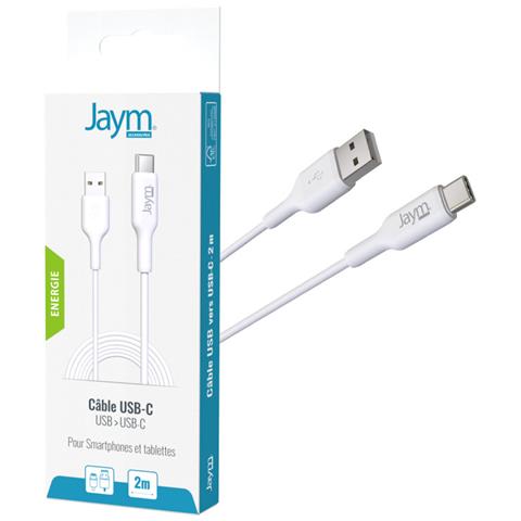 Cavo Ricarica E Sincronizzazione Dati Usb Verso Usb-c 2,4a 2m, Bianco - Foto 5