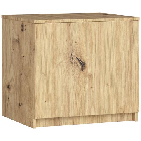 Sopralzo per Armadio A 2 Ante Battenti E Cassetti S60, 60x51x55 cm, Colore Quercia Artisan - Foto 1