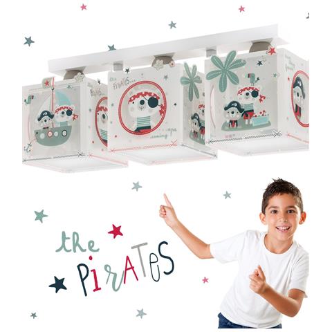 Plafoniera Per Bambino A 3 Luci The Pirates Pirati - Foto 1