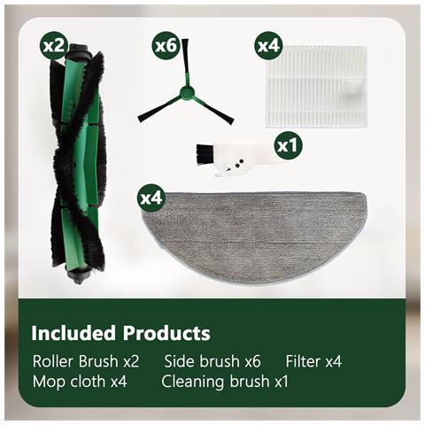 Kit Di Parti Di Ricambio Essenziali Per Irobot Roomba Combo - Foto 7