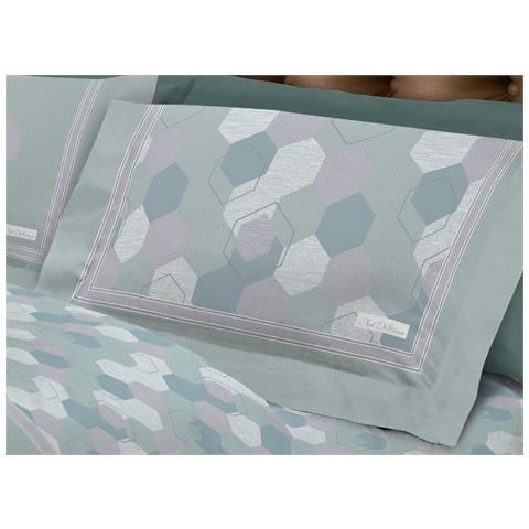 Completo Lenzuola Letto Calda Flanella 100% Cotone Disegno Bologna Matrimoniale Verde - Foto 5