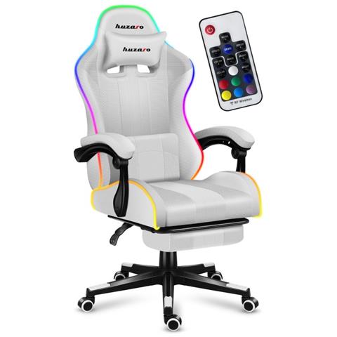 FORCE 4.7 Sedia da gaming per PC Seduta a dondolo (culla) Bianco - Foto 1