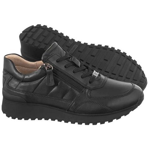 Leisure Trainers Sneakers Pelle Scarpe Donna Nero Eu 38, 9-23701-41-03f - Foto 1