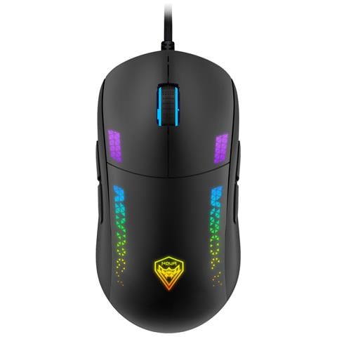 Mouse Ottico Usb Gaming Noua Loop RGB Pixart 3335 Pro 9 Tasti 16000DPI (32000 Soft.) Regolabili - Foto 1