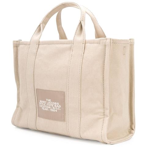 The Medium Tote Beige Borse Tote Cotone Borse Donna Beige Eu One Size, M0016161 - Foto 2