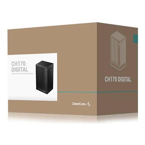 Case CH170 DIGITAL Tower Mini-ATX 2 Porte USB 3.2 Colore Nero - Foto 6