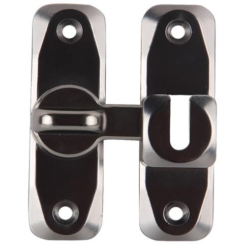 Chiusura Per Porta - Universale 90° / 180° (con /senza Foratura) Black - Foto 1