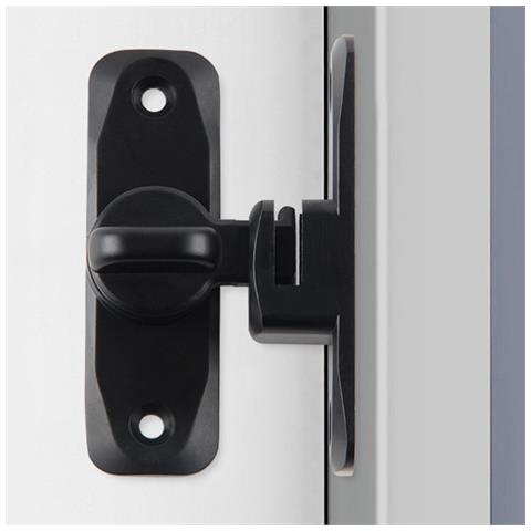 Chiusura Per Porta - Universale 90° / 180° (con /senza Foratura) Black - Foto 2