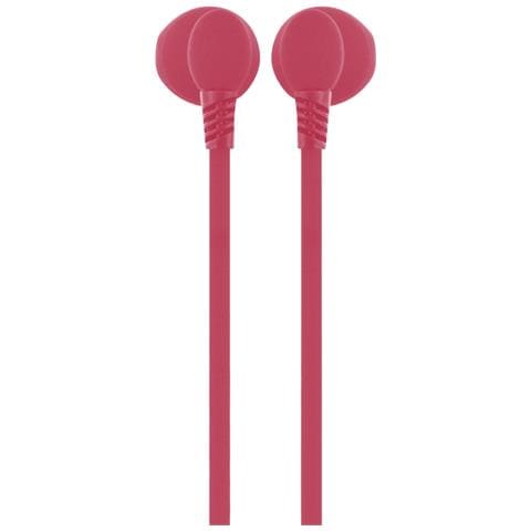 Cuffie Con Cavo Piatto E Jack Da 3,5 Mm Con Microfono E 3 Pulsanti, Rosa - Foto 2