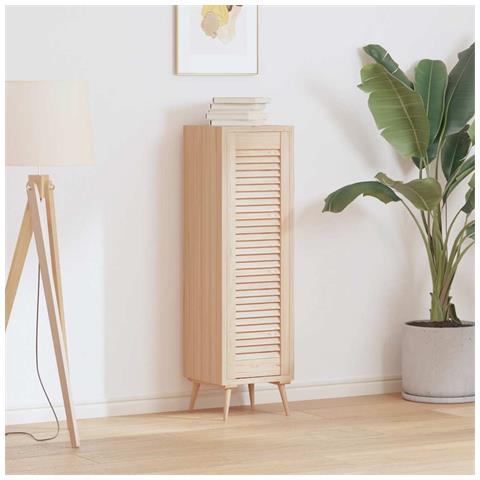 Anta Con Design A Lamelle 99x29,5 Cm In Legno Di Pino - Foto 3