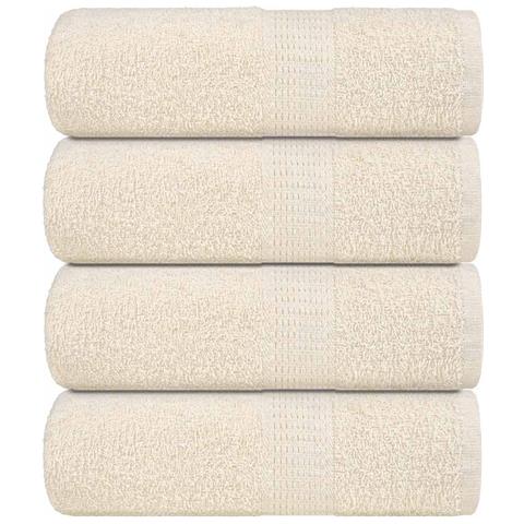 Asciugamani Per Sapone 4 Pz Crema 30x30 Cm 360 G/m 100% Cotone - Foto 1
