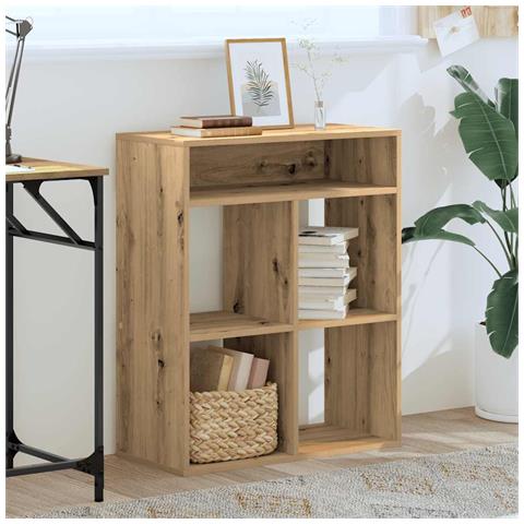 Libreria Rovere Artigianale 66x31x80 Cm Legno Multistrato - Foto 3