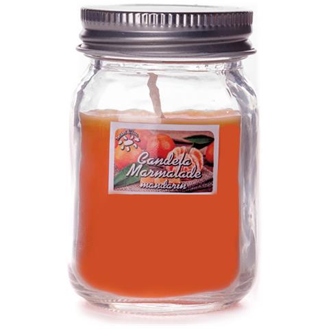Candele Profumate In Barattolo Di Vetro Modello Marmalade In Varie Fragranze Candela Mandarino - Foto 1
