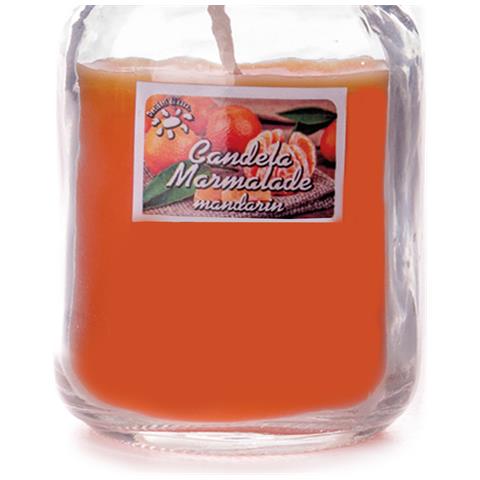 Candele Profumate In Barattolo Di Vetro Modello Marmalade In Varie Fragranze Candela Mandarino - Foto 3