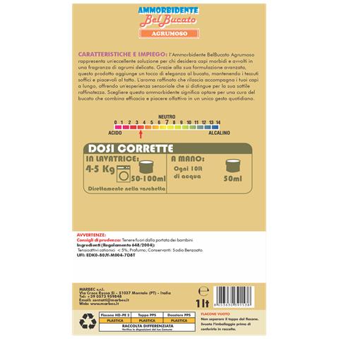 Ammorbidente Belbucato Agrumoso 1ltx6pz - Foto 3