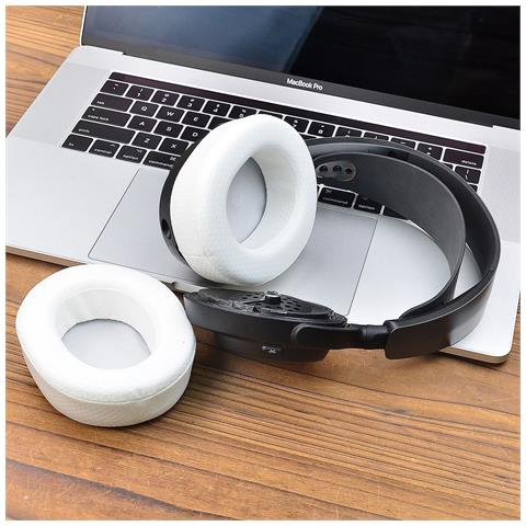 Cuscinetti Auricolari Di Ricambio (2 Pezzi) Per Steelseries Arctis Nova Pro Wired, Nova 7, 3, 1 Grey - Foto 2