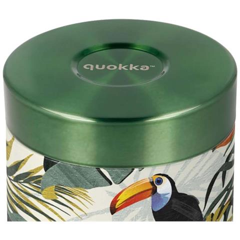 Contenitore Alimentare 360ml Modello Whim Con Motivo Tropicale, Verde - Foto 5