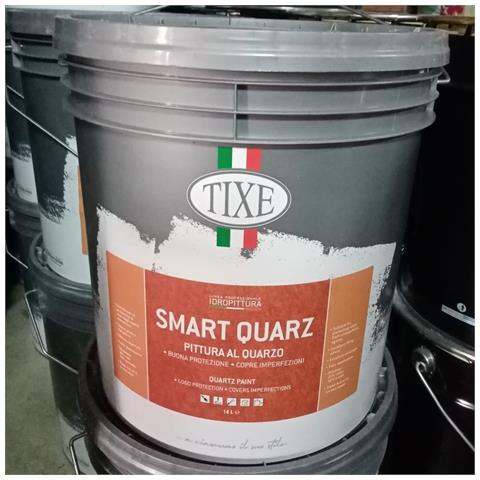 Smart Quarz 14lt Idro Pittura Al Quarzo Acrilica Bianca Opaca Grana Fine Alta Copertura - Foto 1
