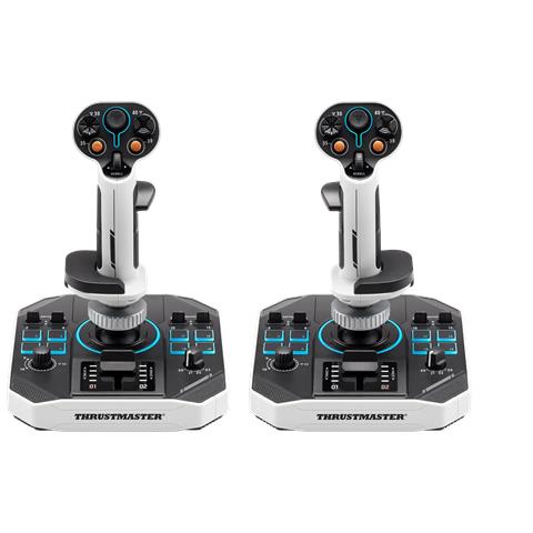 Sol-R 2 HOSAS Space Sim Duo Nero, Bianco USB Flightstick Analogico /Digitale PC - Foto 1