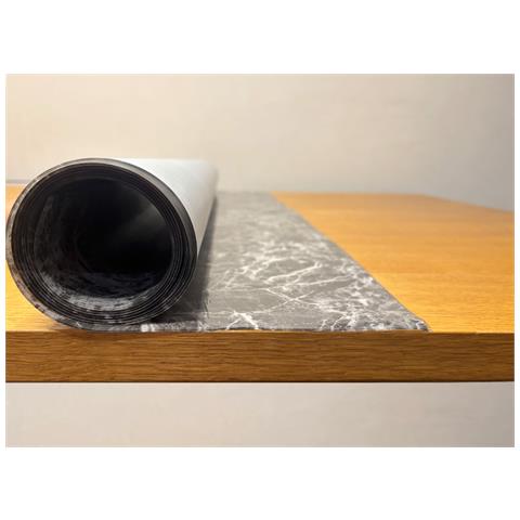 Tovaglia Antimacchia Plastificata Pvc Proteggi Tavolo Crystal Marmo 100x300 D7 - Foto 1