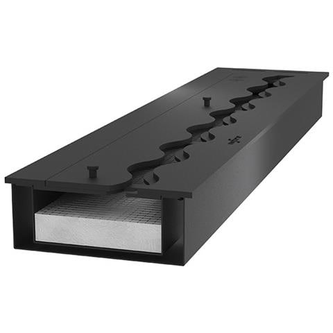 Slim Black Burner - Bruciatore A Bioetanolo Da Incasso Nero - 1000 - Foto 1