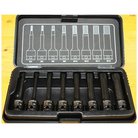 Set Chiavi A Bussola Per Avvitatore A Impulsi 8 Pezzi M4-m16 Cr-mo - Foto 1