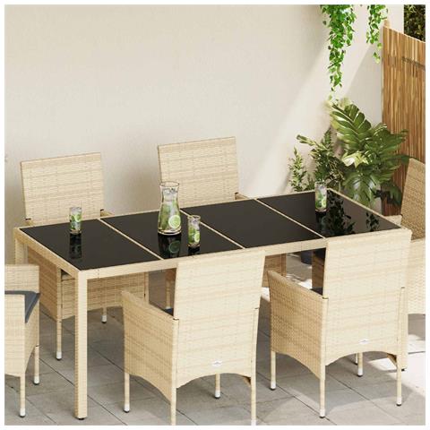 Piano del tavolo 4 pcs Nero vetro temperato - Foto 2