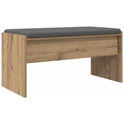 Panca per ingresso Rovere artigianale 83 x 38 x 40 cm - Foto 1