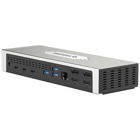 PD-TBT4100WPD replicatore di porte e docking station per laptop Cablato Thunderbolt 4 Argento - Foto 3