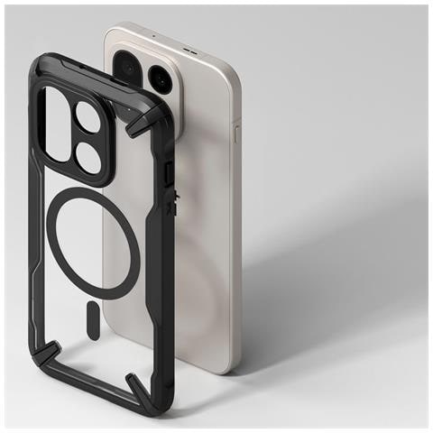 Custodia Trasparente Nera Ringke Per Oneplus 15 - Foto 6