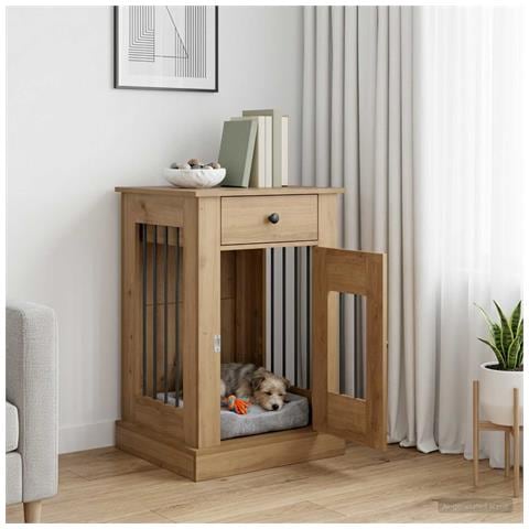 Mobile da cassa per cani Rovere Artigianale 50 x 47,5 x 80 cm - Foto 2