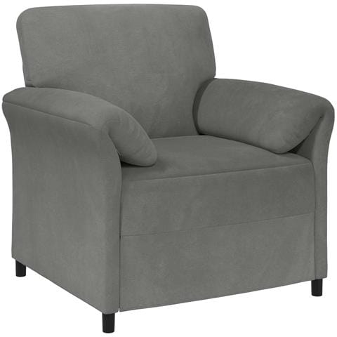 Set di divani 2 pz Grigio Scuro Velluto - Foto 2