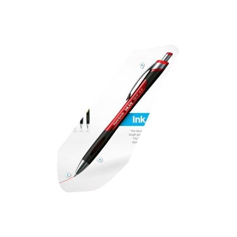 pz. 1 Inkjoy 550 Papermate Rosso S0977230 - Foto 1