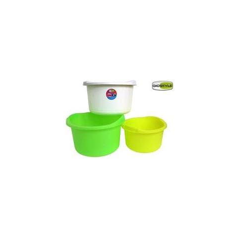 Bacinella Tonda in Plastica 32 Lt Verde - Foto 1