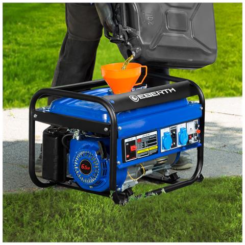 Gruppo Elettrogeno Di Emergenza 3000 Watt, Generatore Elettrico Con Motore A Benzina 6,5 Cv, 4 Tempi, Raffreddato Ad Aria, 2x 230v, 1x 12v, Avviamento A Corda, Regolatore Di Tensione Automatico Avr, Protezione Bassa Pressione Olio, Voltmetro - Foto 16