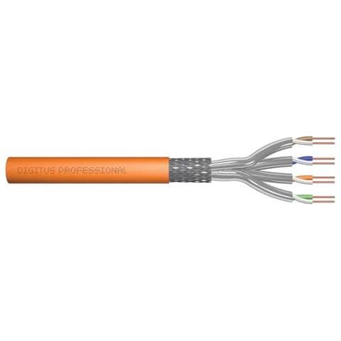 Cavo Solido per Reti con Doppia Schermature S-Ftp 100 m Colore Aranccione - Foto 1