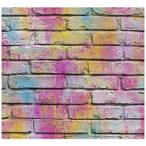 Boys & Girls 6 361001 36100-1 - Carta Da Parati In Tessuto Non Tessuto, Effetto Vintage, 10,05 X 0,53 M, Multicolore - Foto 1