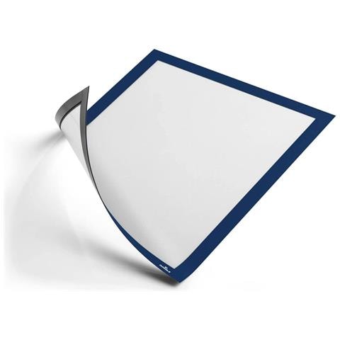 Cornici Con Pannello Magnetico Duraframe® Magnetic A4 Pvc Rigido Blu Scuro 236x323 Mm Conf. 5 - 486907 - Foto 2