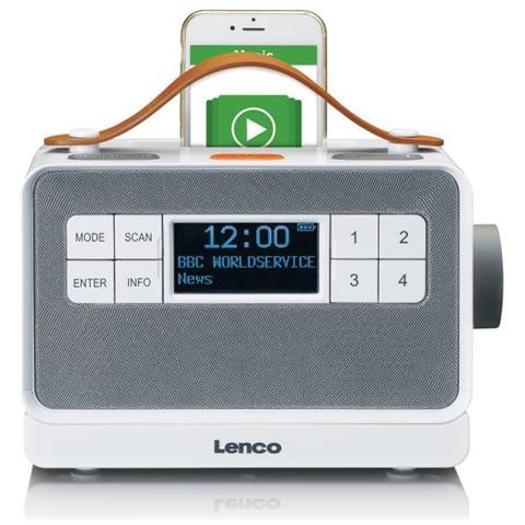 PDR-065WH - Radio FM /DAB+ portatile per anziani con pulsanti grandi e funzione "Easy Mode" bianca - Foto 3