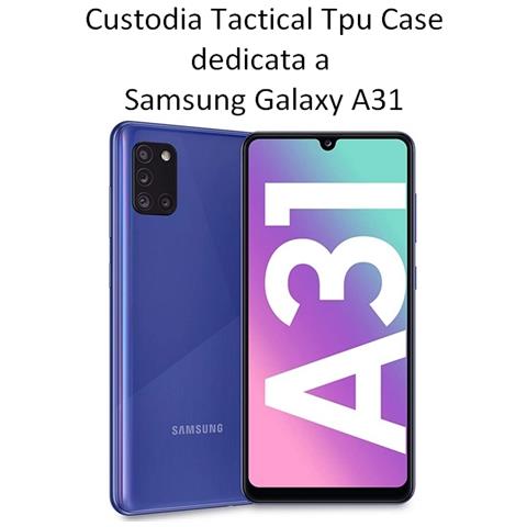 Custodia Originale Tpu Cover Case Per Samsung Galaxy A31 A315 Trasparente - Foto 2