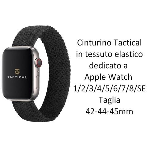 Cinturino L 749s Originale Braided String Per Apple Watch 1-2-3-4-5-6-7-se 42 44 45mm Black - Foto 2
