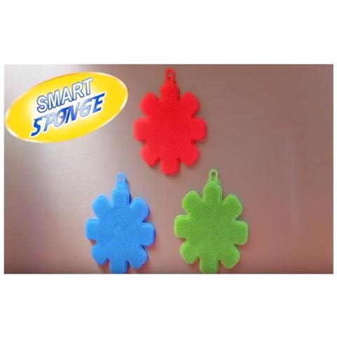 Spugna Intelligente - Durevole, Multiuso, Flessibile E Resistente Al Calore - Set Di 3 Pezzi - Foto 2